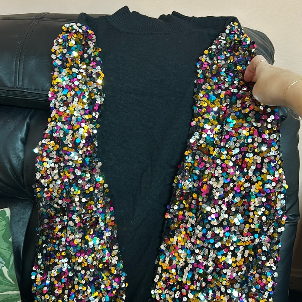 Flying Tomato Sequin Sweater